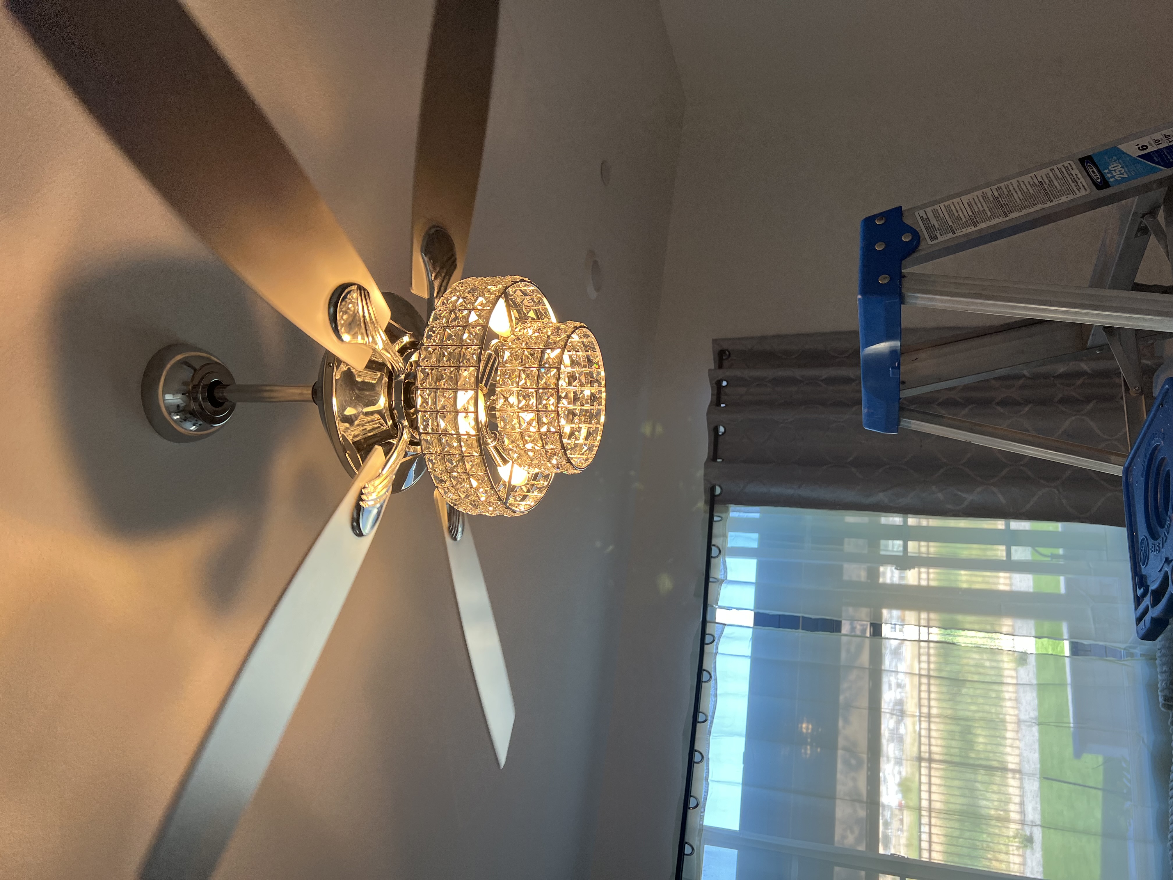 Ceiling fan installation